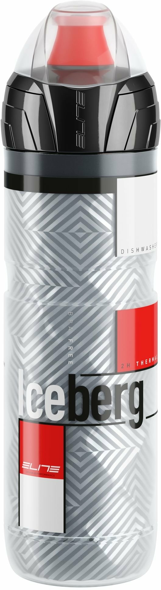 Borraccia Elite Iceberg 650ml rossa