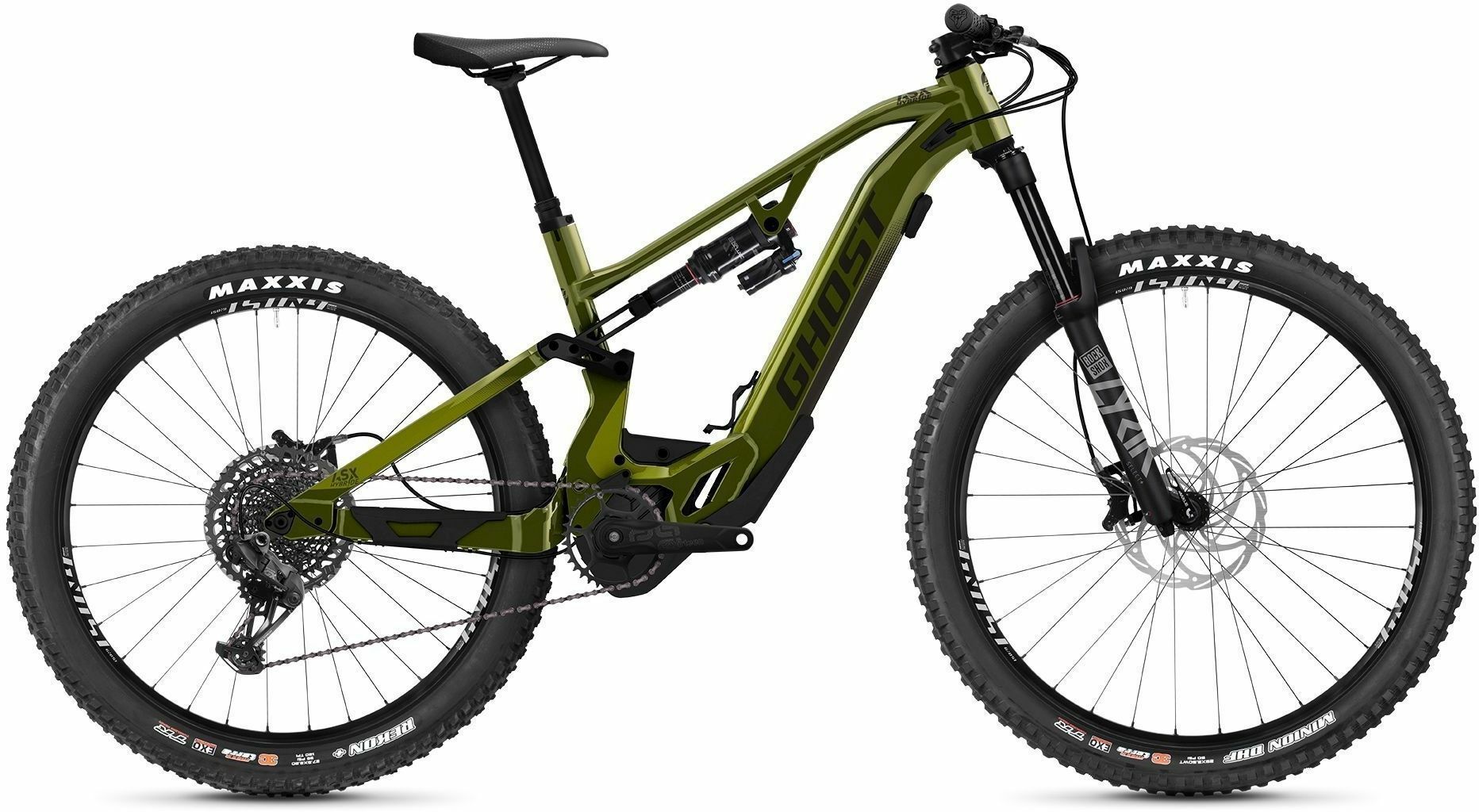 GHOST Hybrid ASX Universal 160, cambio a 12 velocità, bici da uomo, Diamant, modello 2021, 27,5+ / 29 pollici