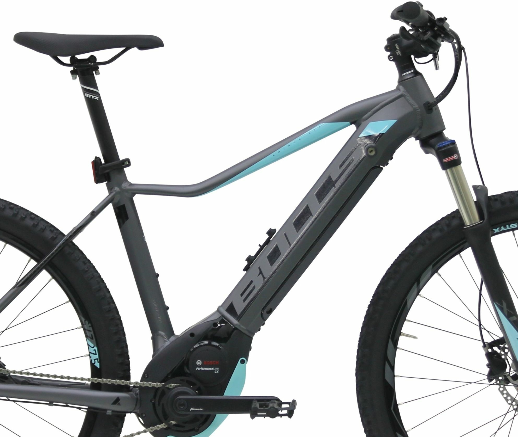 BULLS Aminga Eva 1.5 (500 Wh), cambio a 9 velocità, bici da donna, MTB, modello 2019, 27,5+ pollici