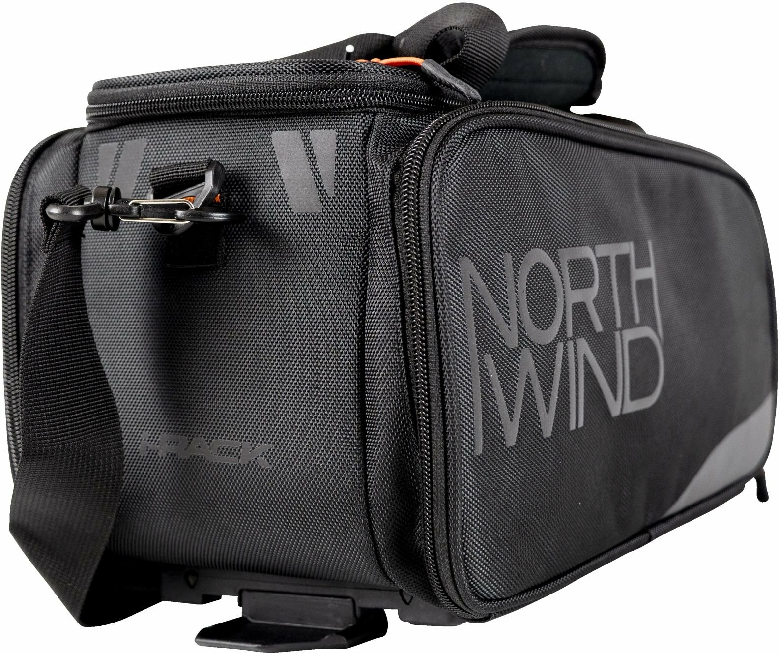 Northwind pannier bag Smartbag Touring i-Rack II (black / orange)