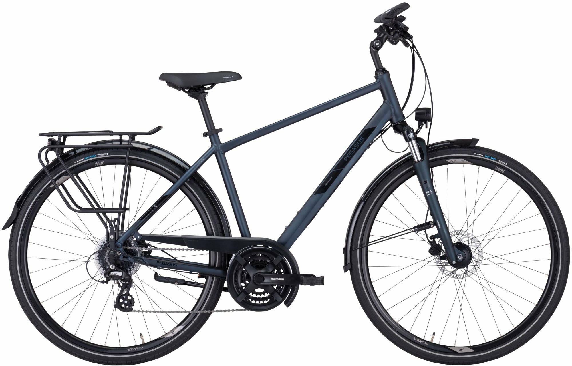 PEGASUS Solero SL Disc 24, cambio a deragliatore a 24 velocità, bici da uomo, diamante, modello 2022/2023, 28 pollici