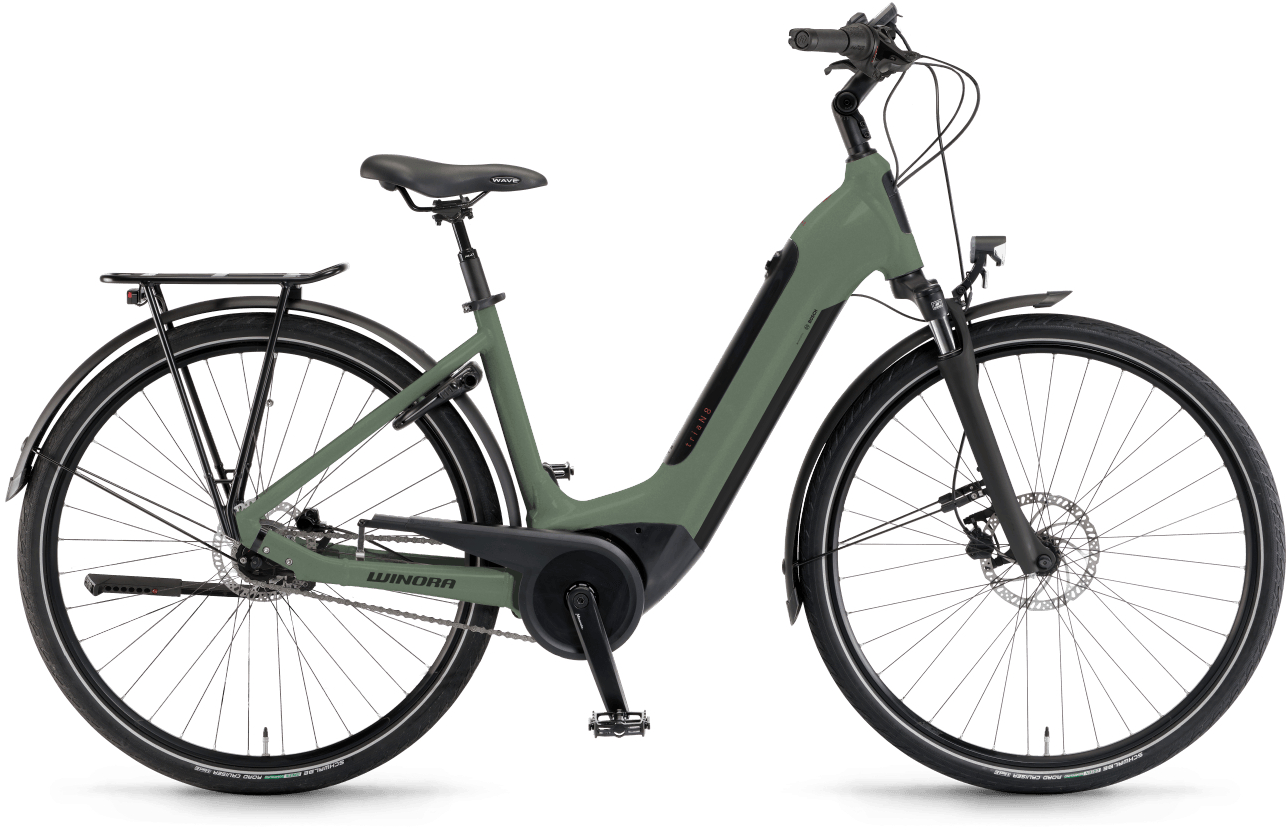 Winora Tria N8 (500 Wh), 8-speed hub gear, women's bicycle, Wave, model 2022, 28 inches