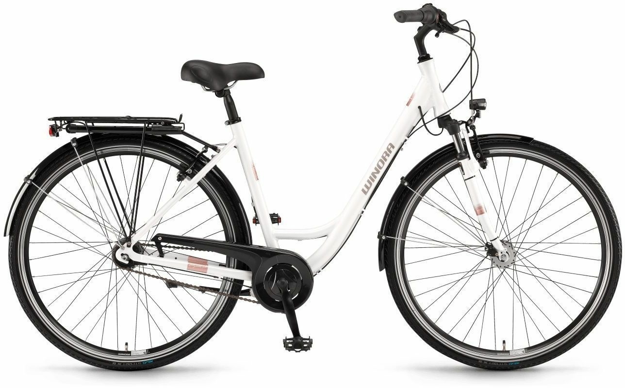 Winora Hollywood N7, cambio al mozzo a 7 marce, bici da donna, Wave, modello 2021, 28 pollici