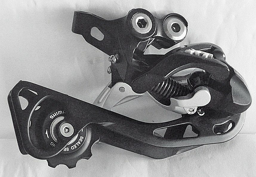 Deragliatore posteriore Shimano 10 velocità RD-M781-SGS Deore XT