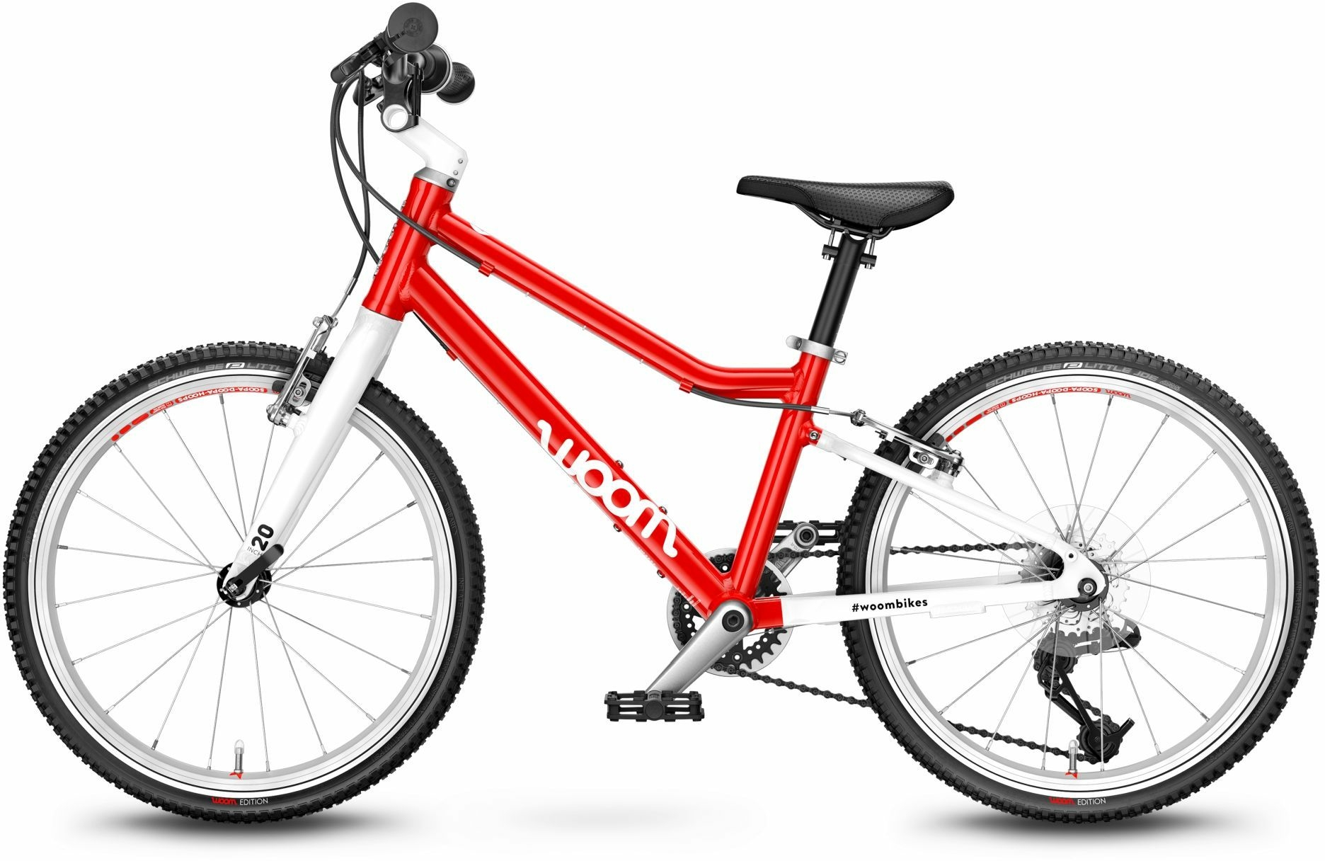 Woom 4, cambio a 8 velocità, bici per bambini, Diamant, modello 2021, 20 pollici