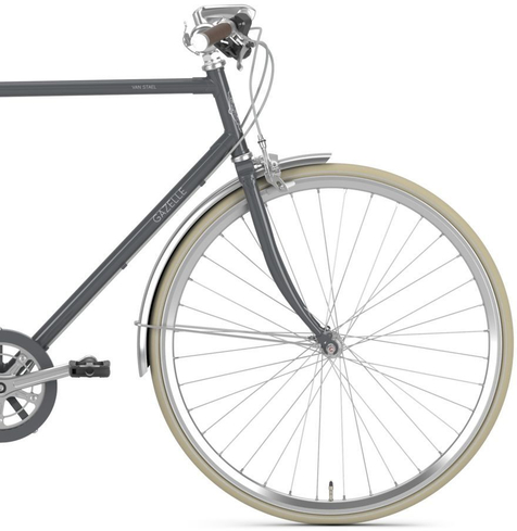Gazelle VAN STAEL V7, cambio al mozzo a 7 marce con ruota libera, bici da uomo, diamante, modello 2024, 28 pollici