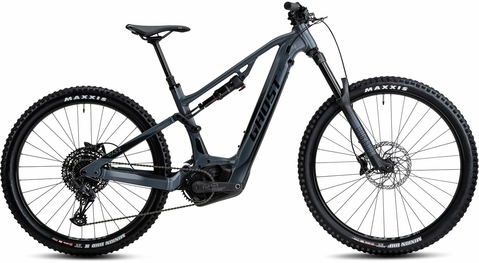 GHOST E-ASX 160 Universal AL (750 Wh), cambio a 12 velocità, bici da uomo, diamante, modello 2022, 27,5+ / 29 pollici