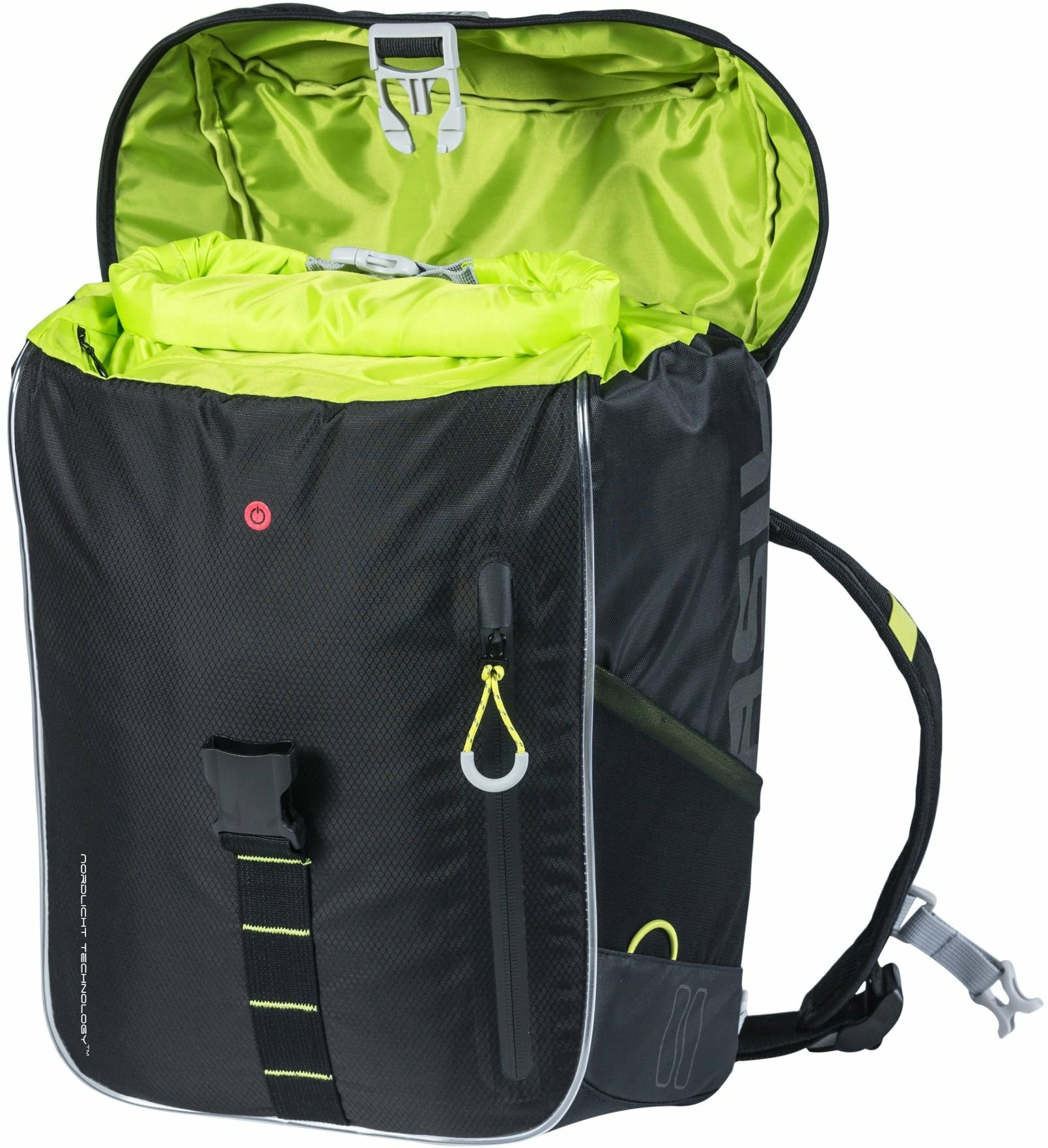 Basil bicycle backpack 17L black Miles Daypack