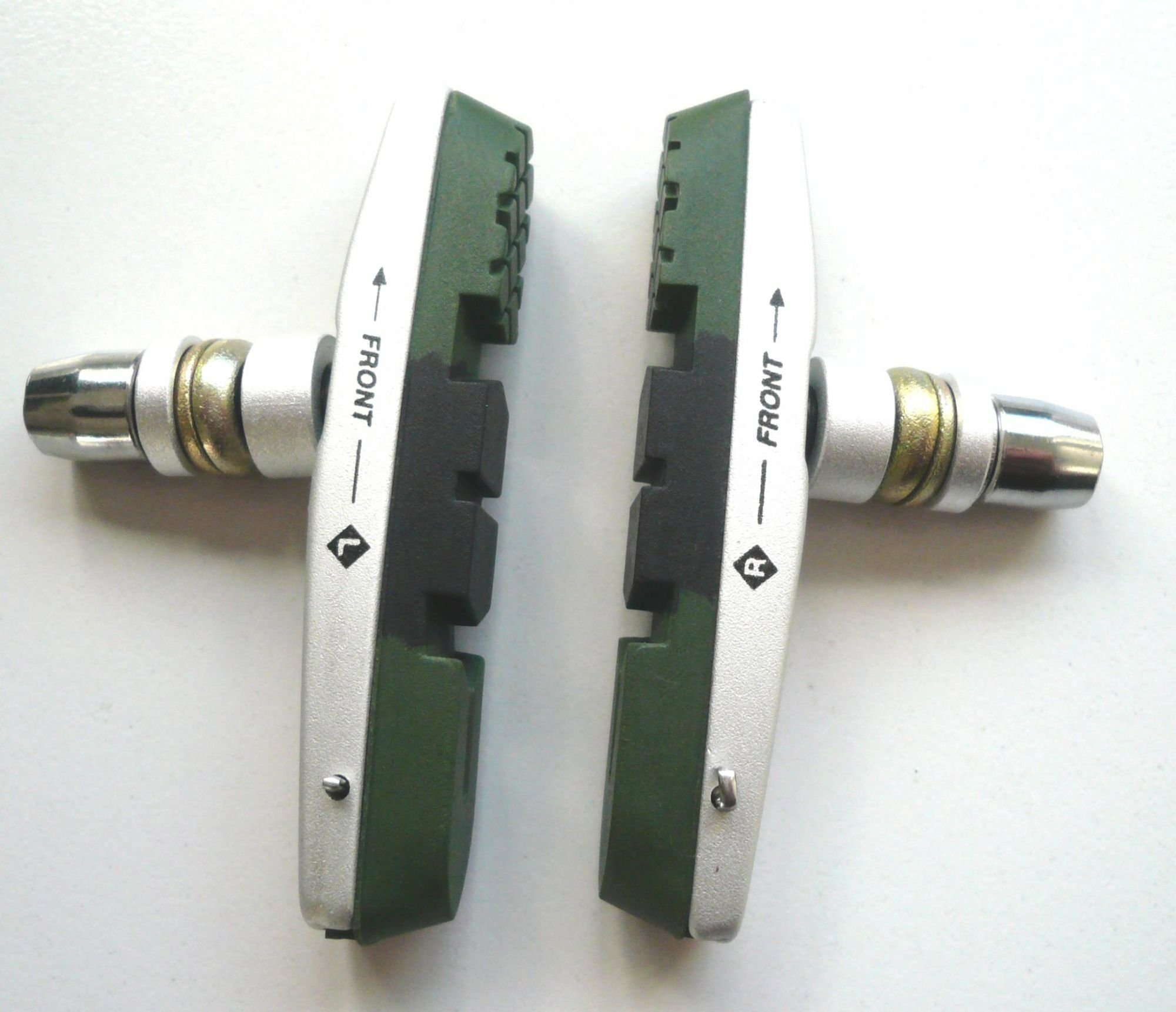 Fuxon brake shoe V-Brake 72mm, 3-colored, pair