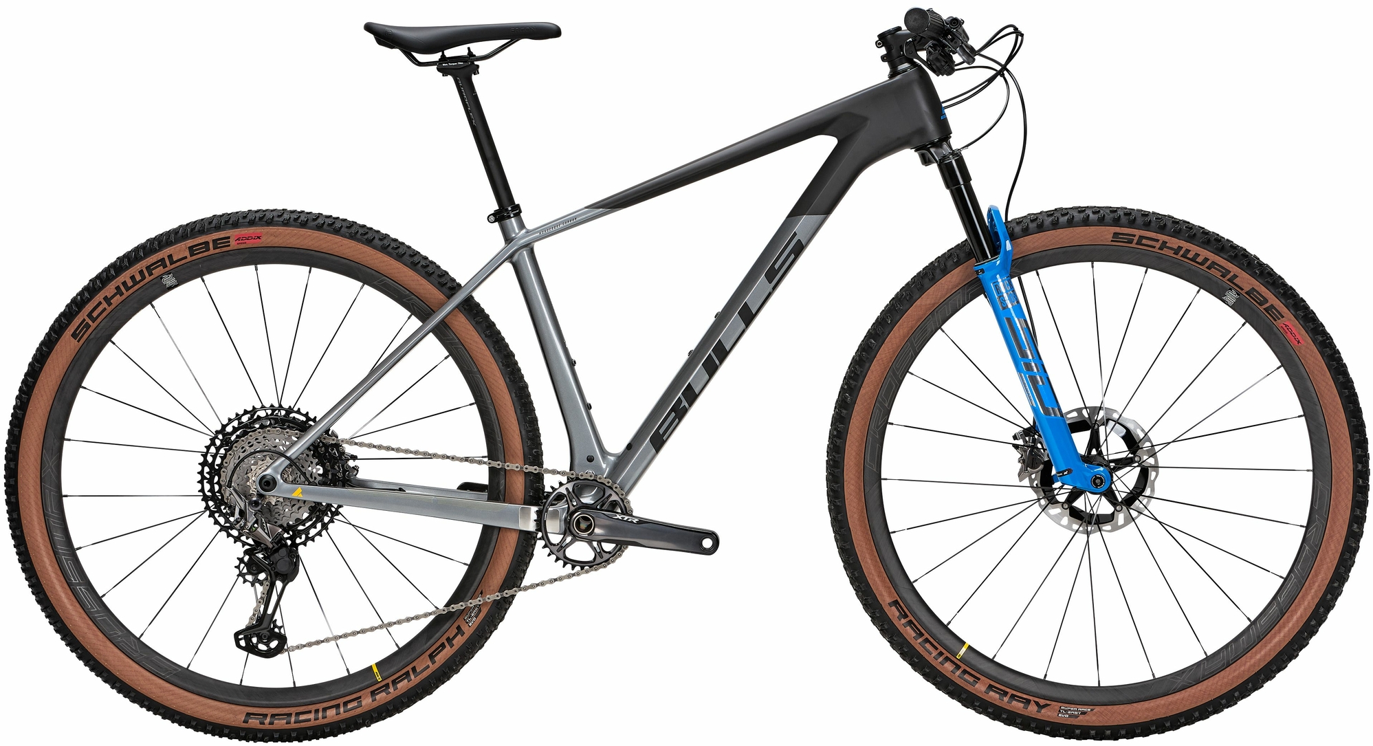 BULLS Black Adder Team, cambio a deragliatore a 12 velocità, bici da uomo, diamante, modello 2024, 29 pollici