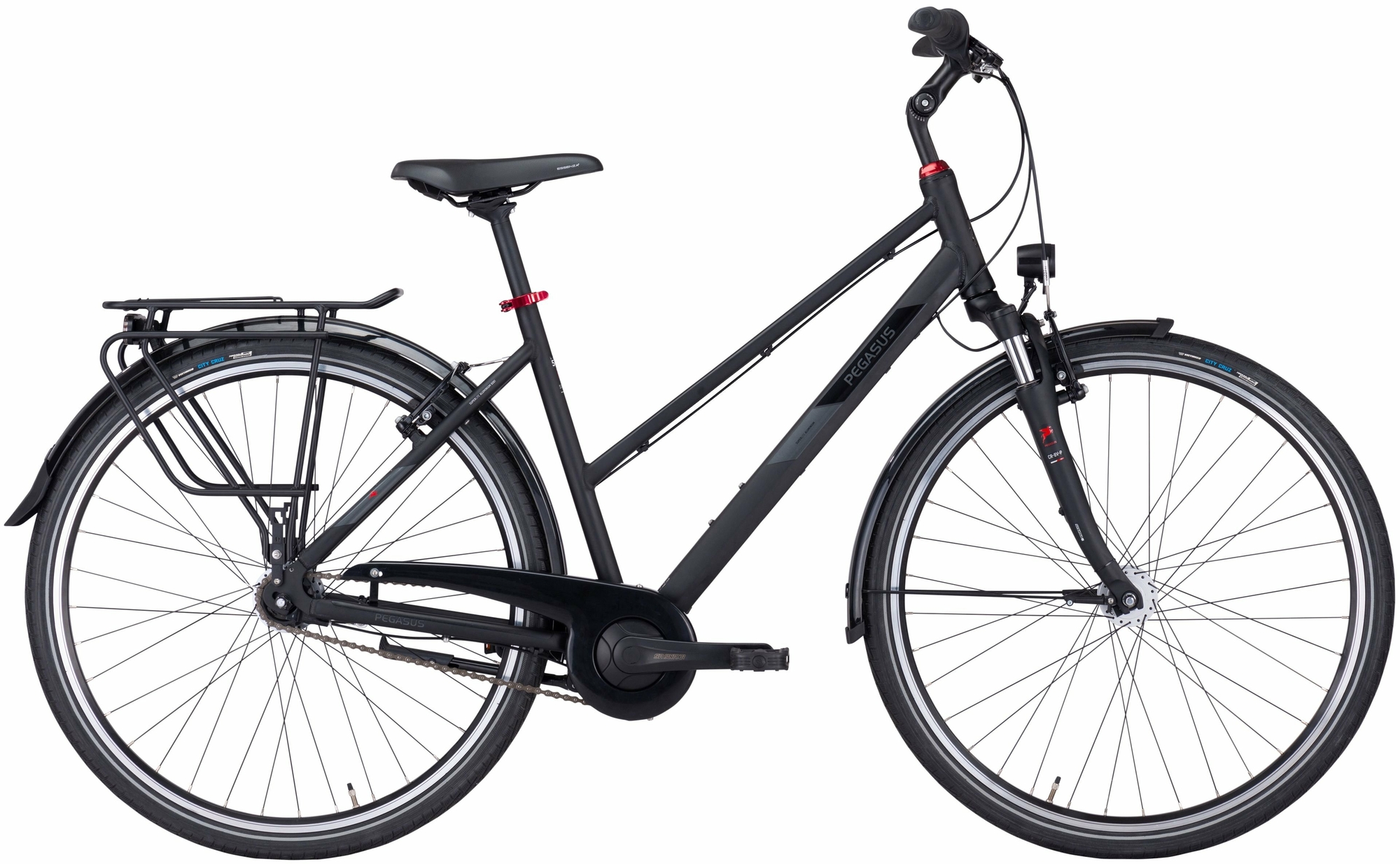 Pegasus Solero SL 7, 7-speed hub gear, women's bike, trapeze, model 2024, 28 inches