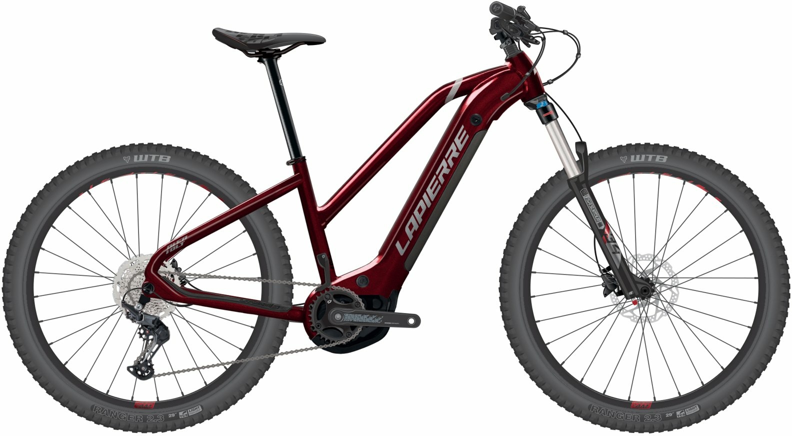 LAPIERRE Overvolt HT 7.6 Mix 27.5 (630 Wh), deragliatore 10 velocità, bici da donna, trapezio, modello 2022, 27,5 pollici