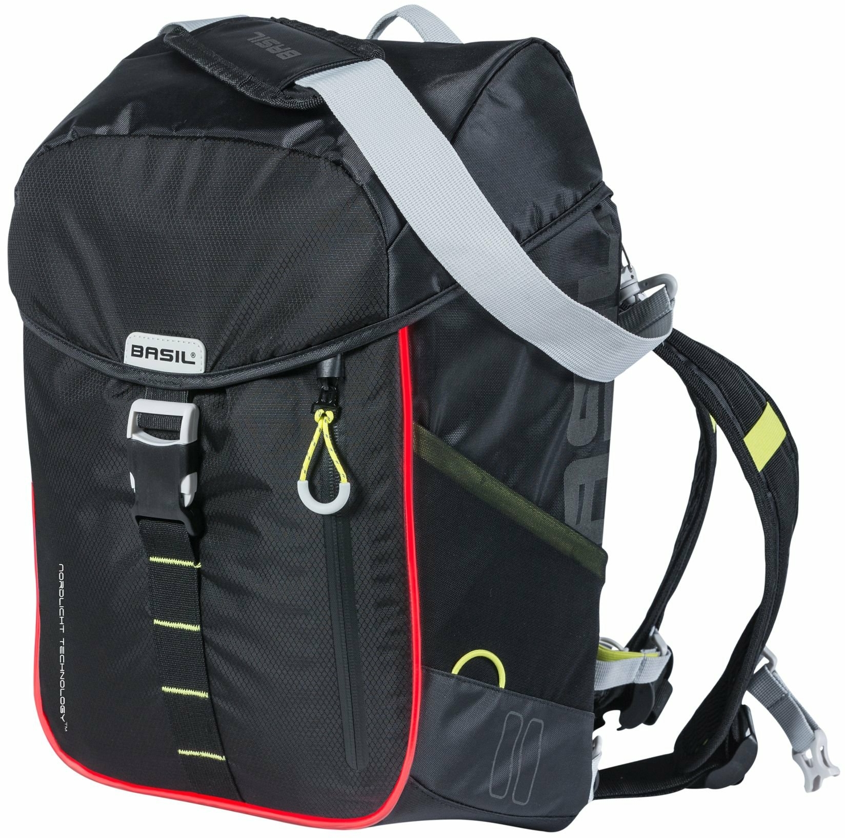 Basil bicycle backpack 17L black Miles Daypack