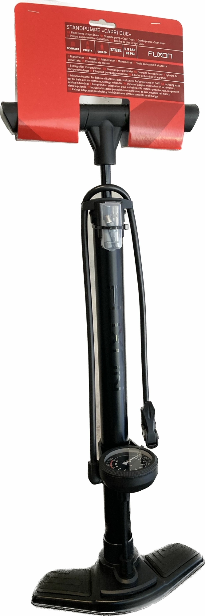 Fuxon Capri Due floor pump