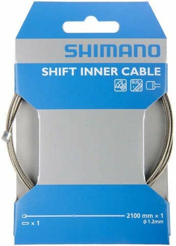 Shimano inner shift cable 1.2 x 2100 mm