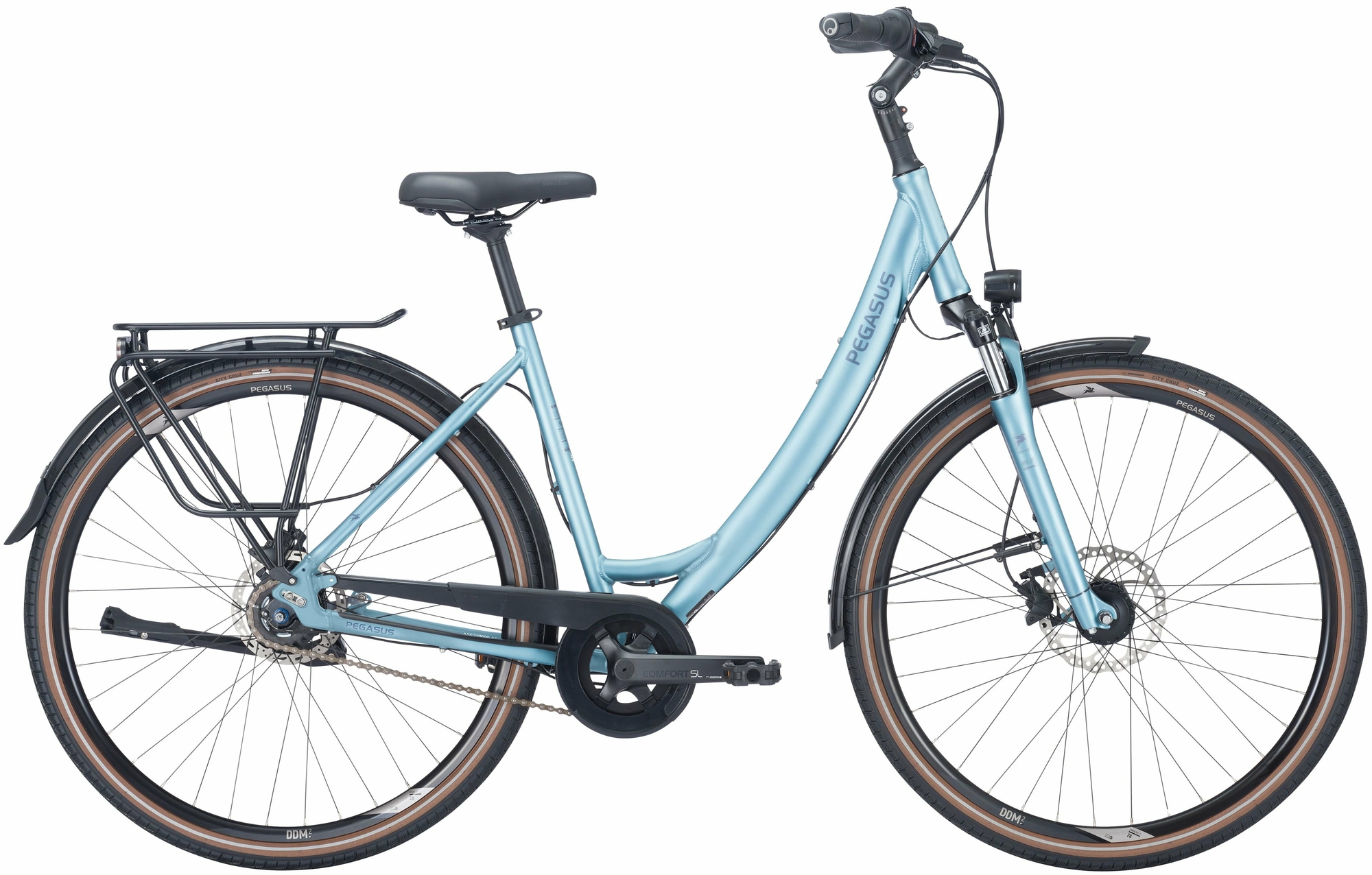 Pegasus Savona SL Disc 8, 8-speed hub gear, women's bike, Wave, model 2024, 28 inches