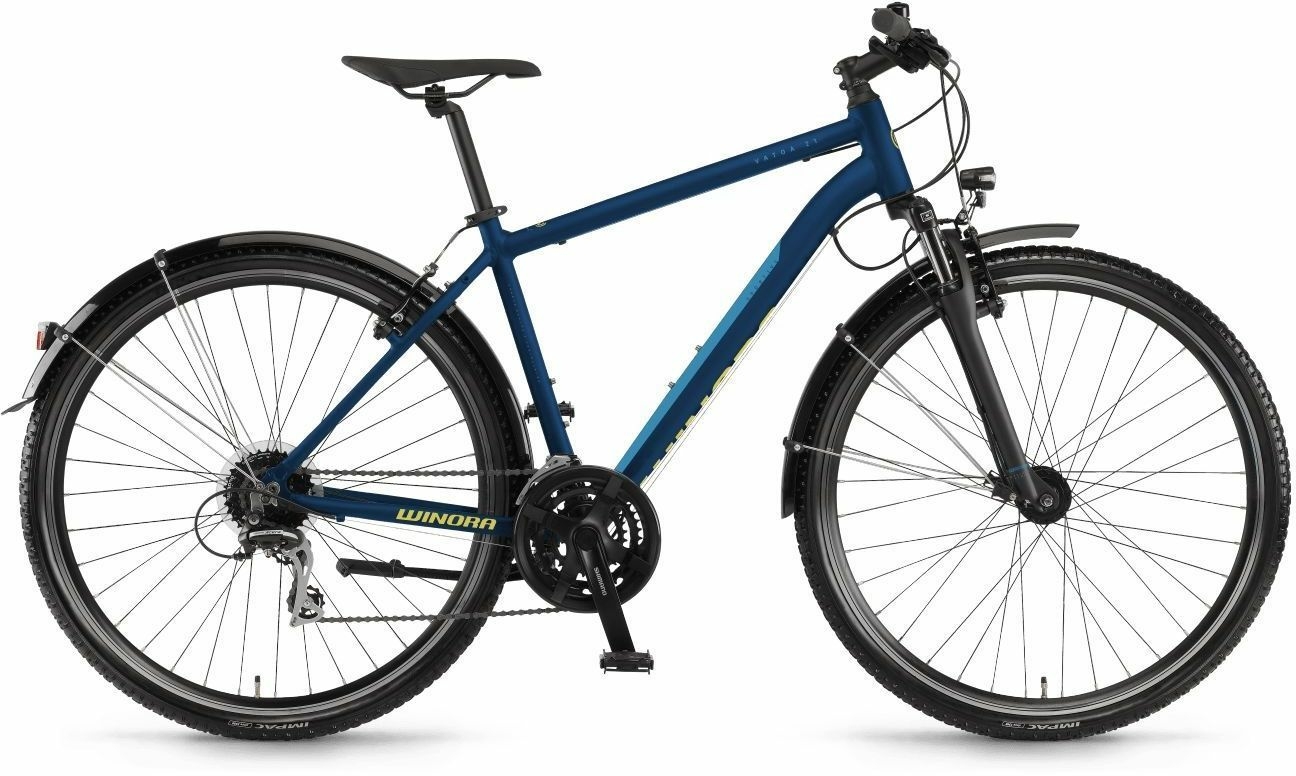 Winora Vatoa 21, cambio a 21 velocità, bici da uomo, diamante, modello 2021, 28 pollici