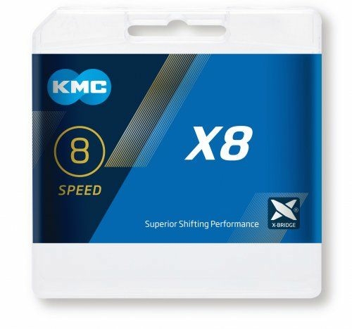 KMC chain X8, 3/32 "114/116 gl. Silver