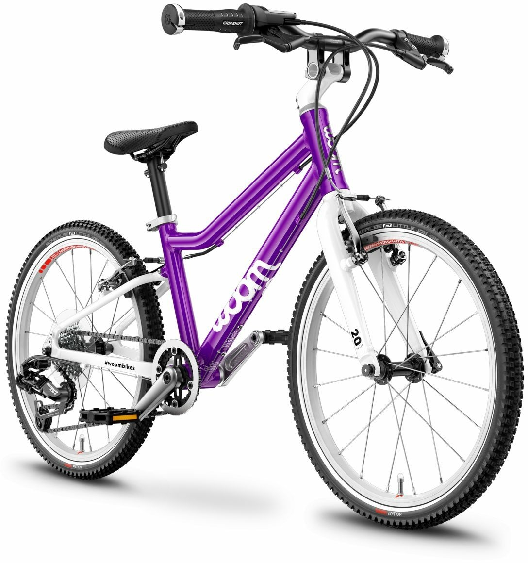 Woom 4, cambio a 8 velocità, bici per bambini, Diamant, modello 2021, 20 pollici