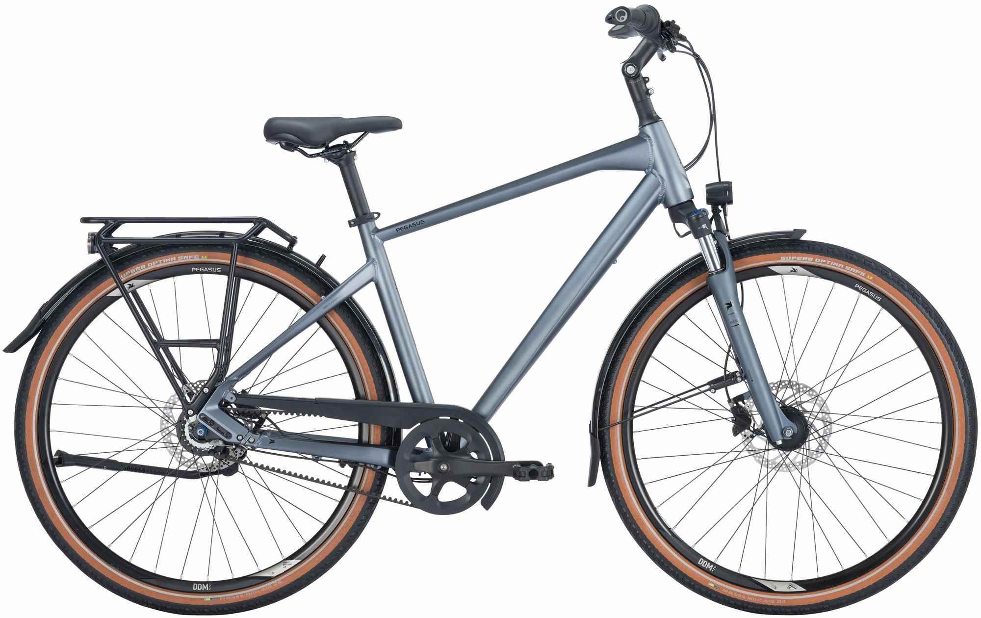 Pegasus Premio SL Belt 8, cambio al mozzo a 8 velocità, bici da uomo, diamante, modello 2024, 28 pollici