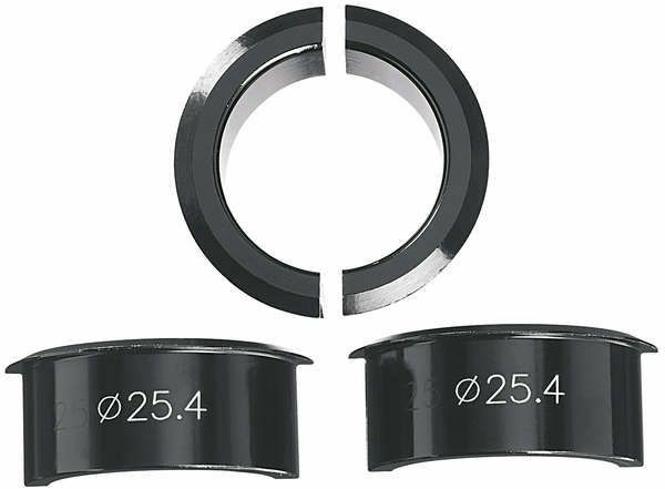 Manicotto di riduzione ergotec per attacco manubrio Ahead da 31,8 mm a 25,4 mm