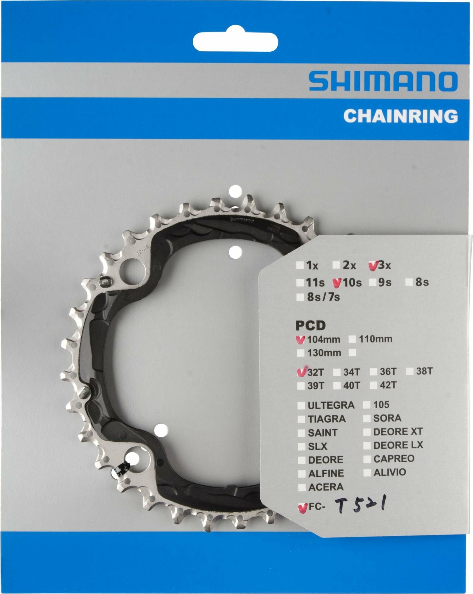 Corona Shimano Deore 32 denti