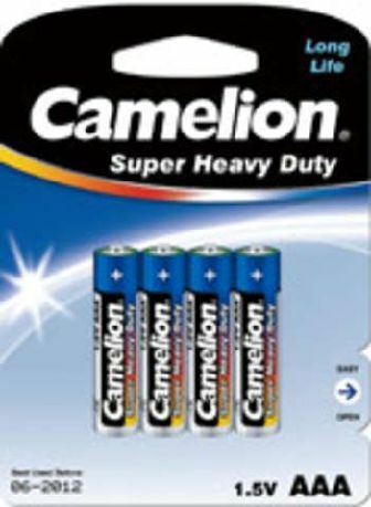 Camelion Zinco-Cloruro Mirco AAA 4 pezzi
