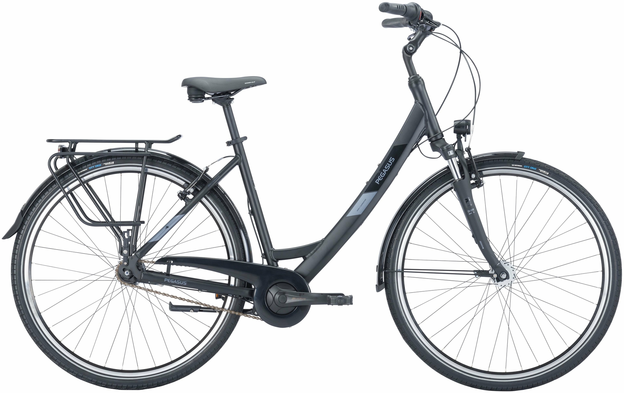 Pegasus Solero SL 7, cambio al mozzo a 7 marce, bici da donna, Wave, modello 2024, 28 pollici