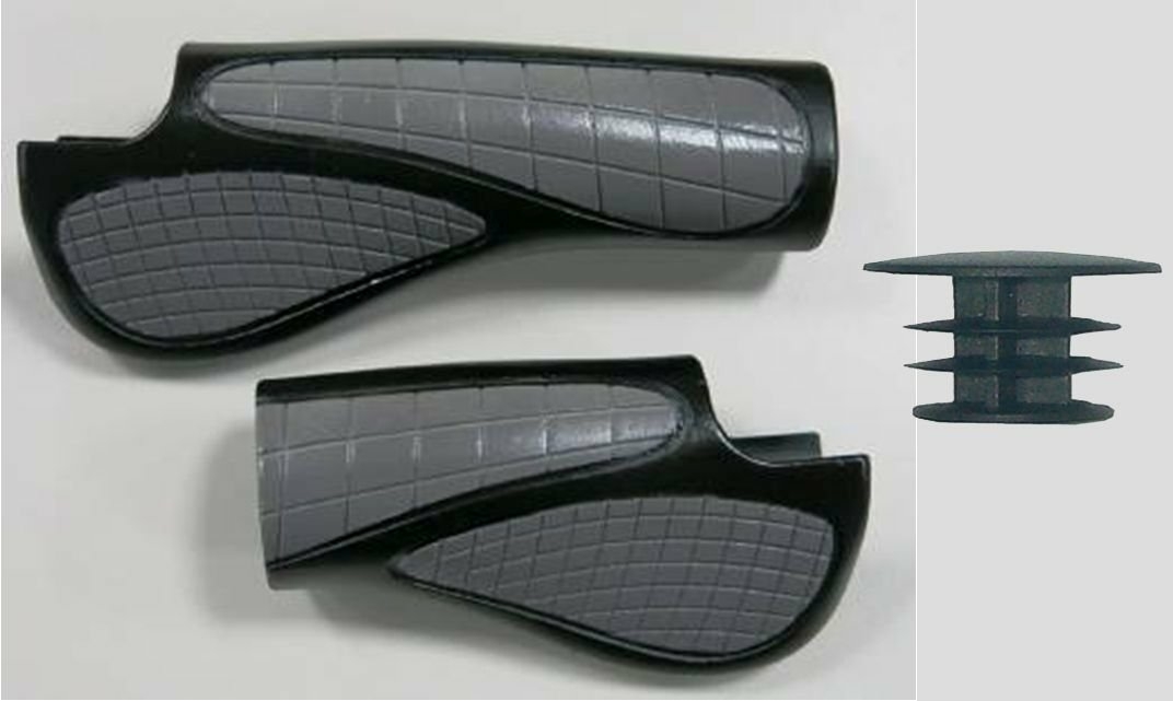 Fuxon FixSystem Short handlebar grips 130/94 mm