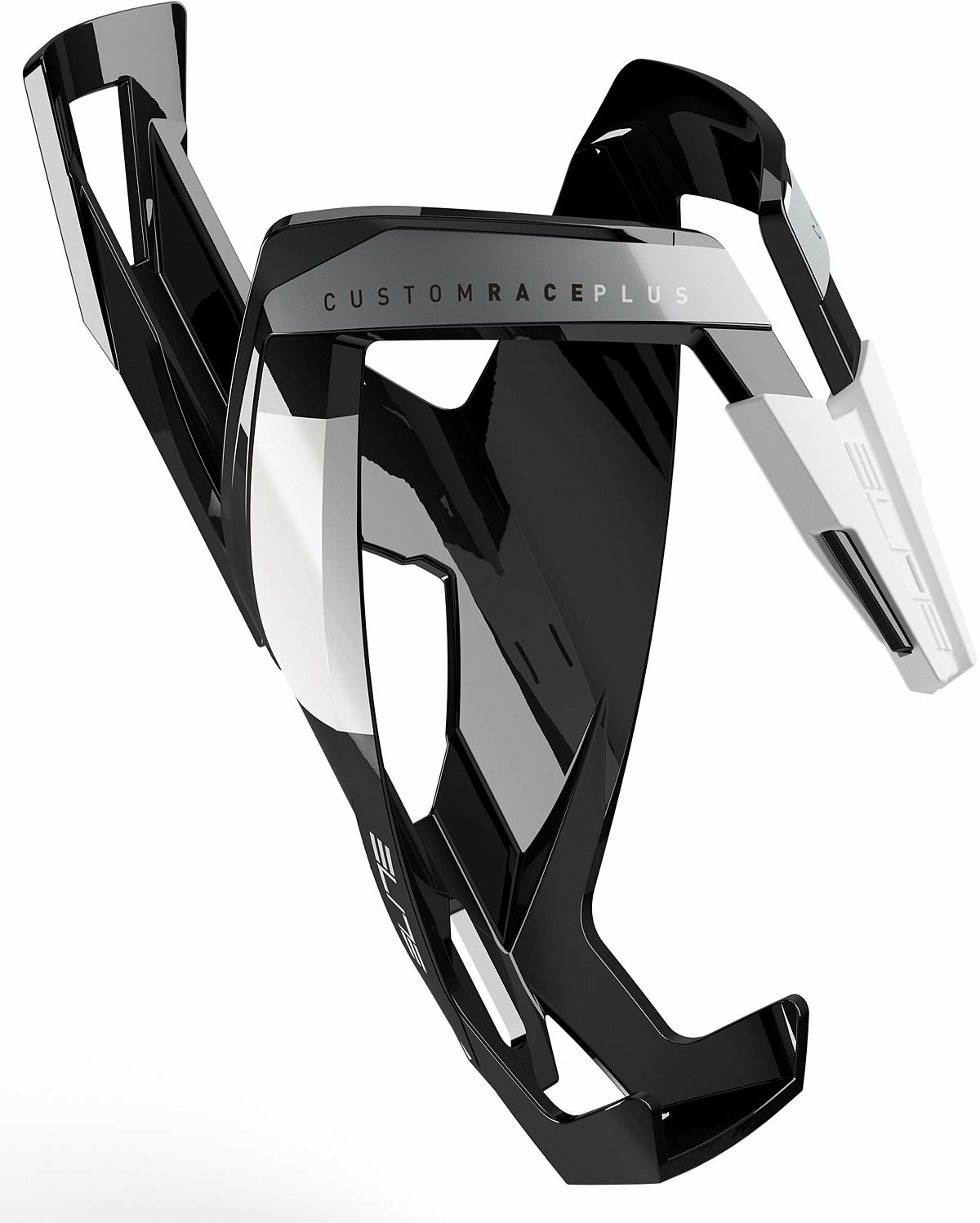 Elite bottle cage Custom Race Plus black / white