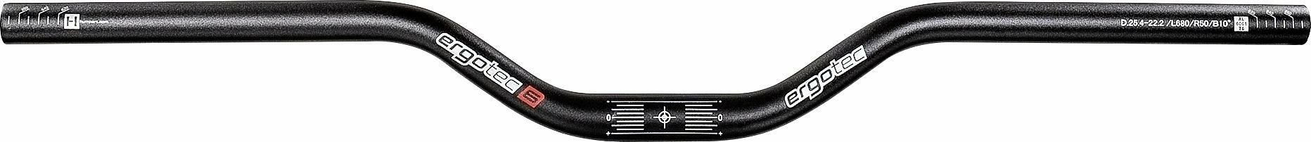 ergotec Riser Bar 50 31.8 / 780/200 mm / 12 degrees, black
