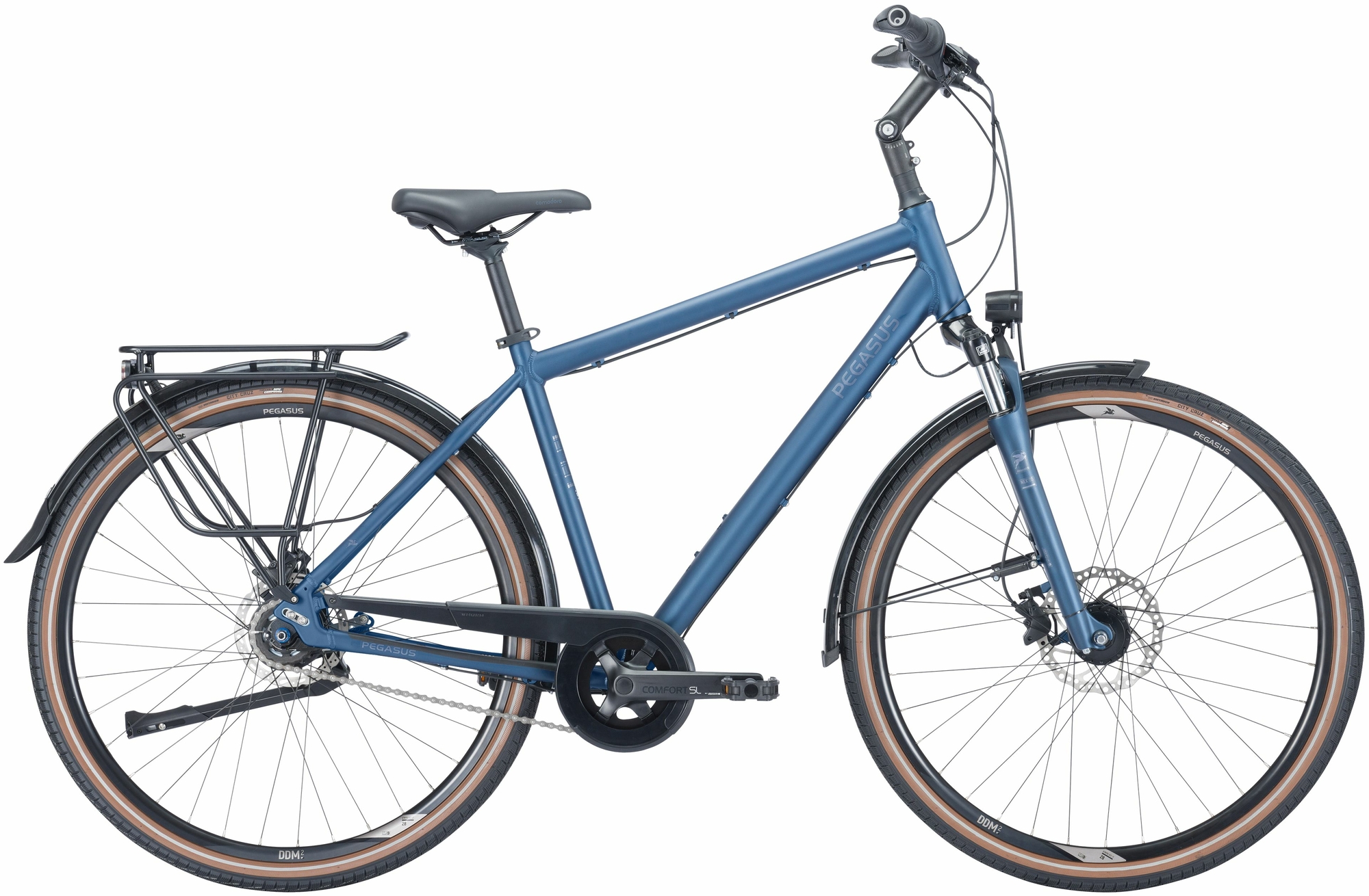 Pegasus Savona SL Disc 8, 8-speed hub gear, men's bike, diamond, model 2024, 28 inches