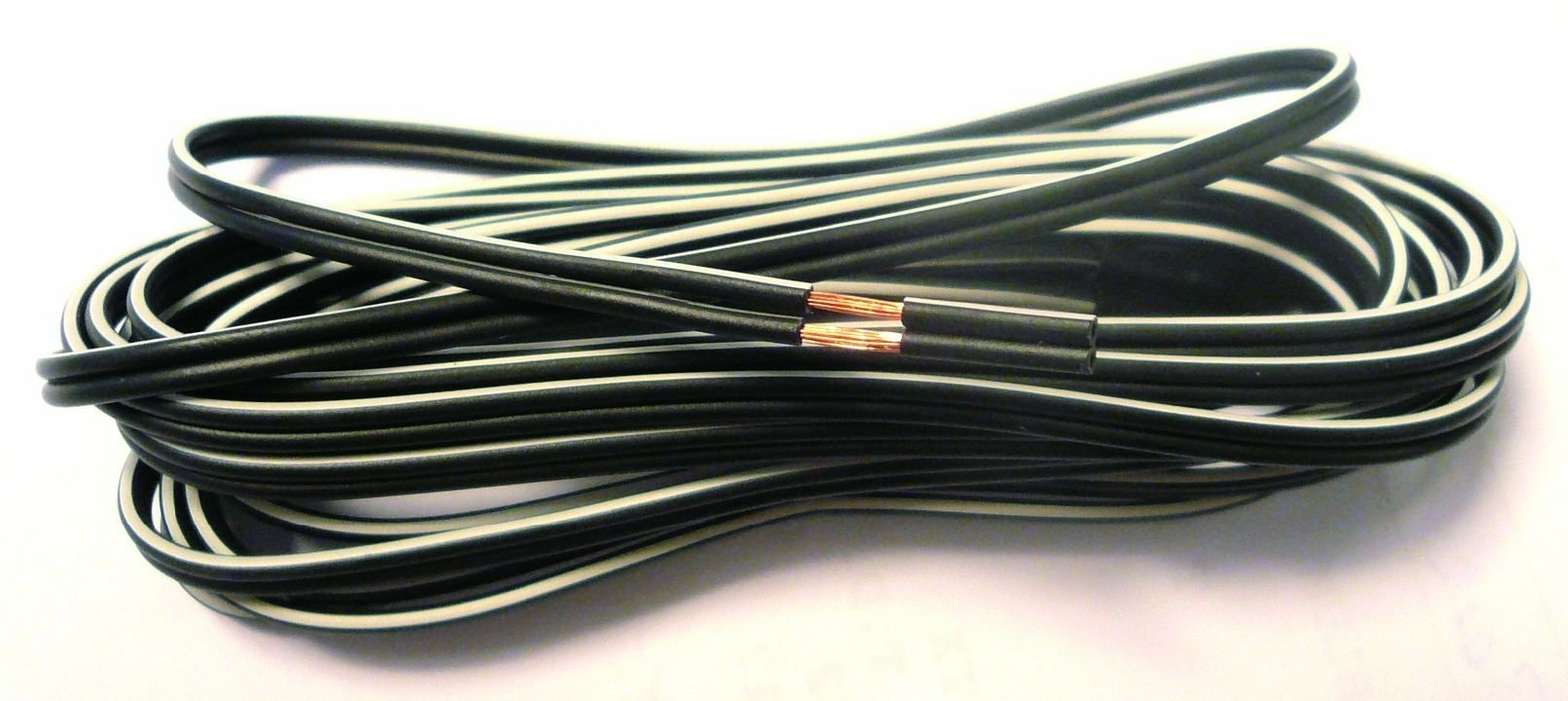 Busch & Müller 424 double cable 210cm black / white