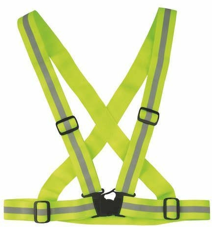 Tip Top Reflection Cross Belt vest with flashing light
