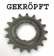 SRAM cranked rim 17 teeth