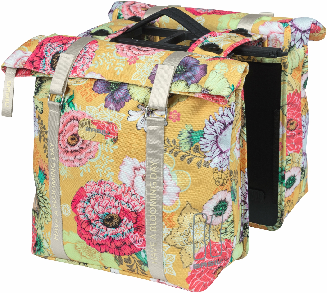 Basil Bloom Field Double Pannier Bag