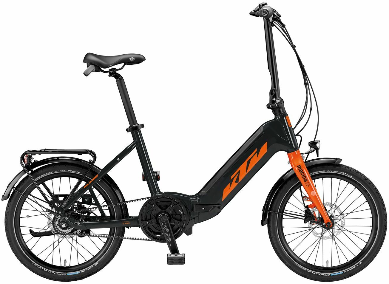 KTM MACINA FOLD 20" (500 Wh), deragliatore a 8 velocità, unisex, telaio pieghevole, modello 2024, 20 pollici