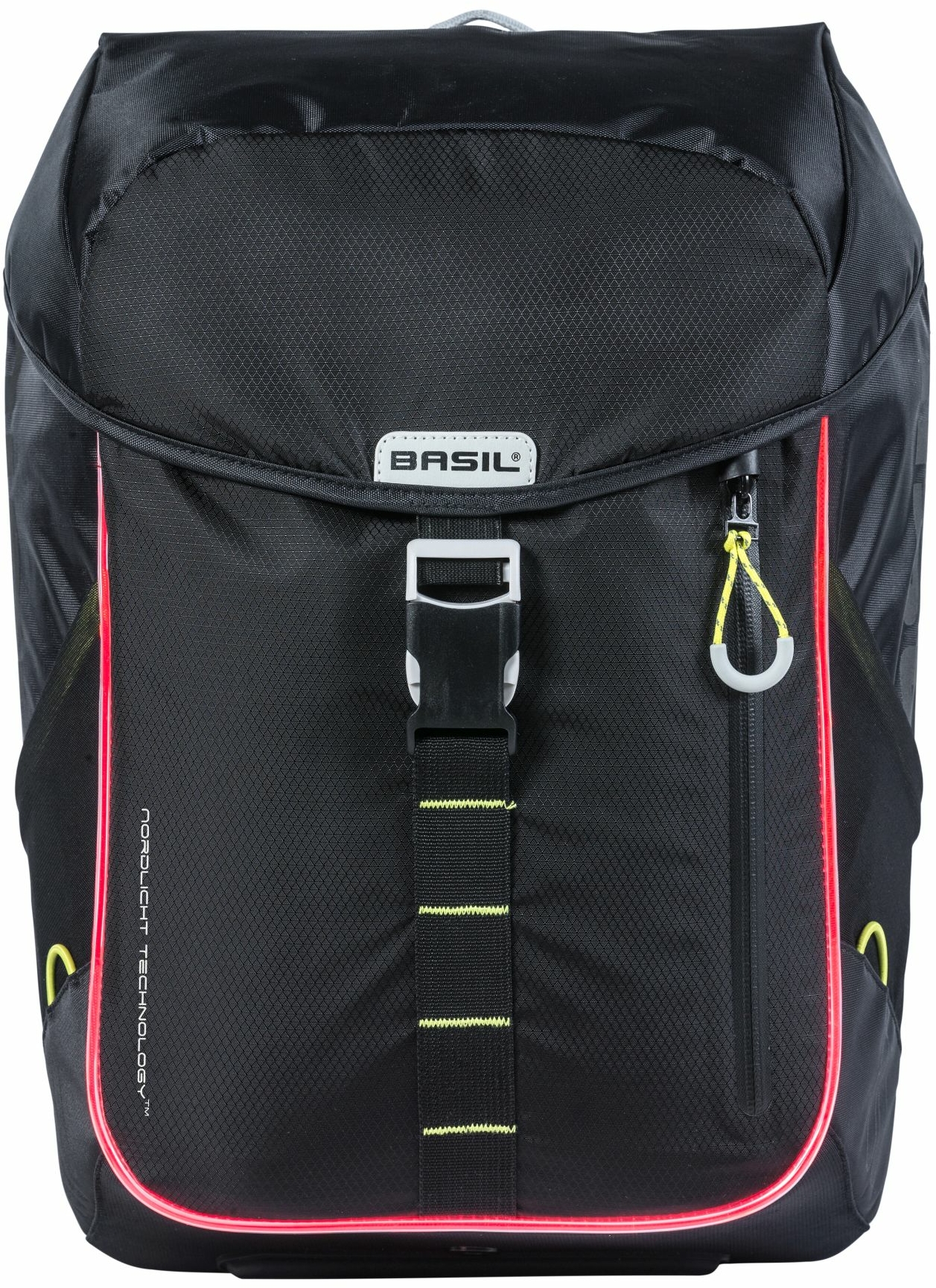 Basil bicycle backpack 17L black Miles Daypack