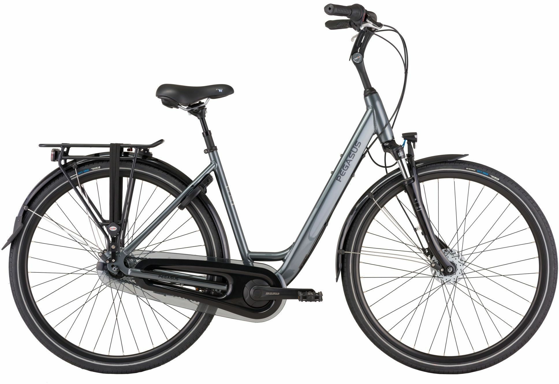 Pegasus Salerno 7 NL, cambio al mozzo a 7 marce, bici da donna, Wave, modello 2021, 28 pollici