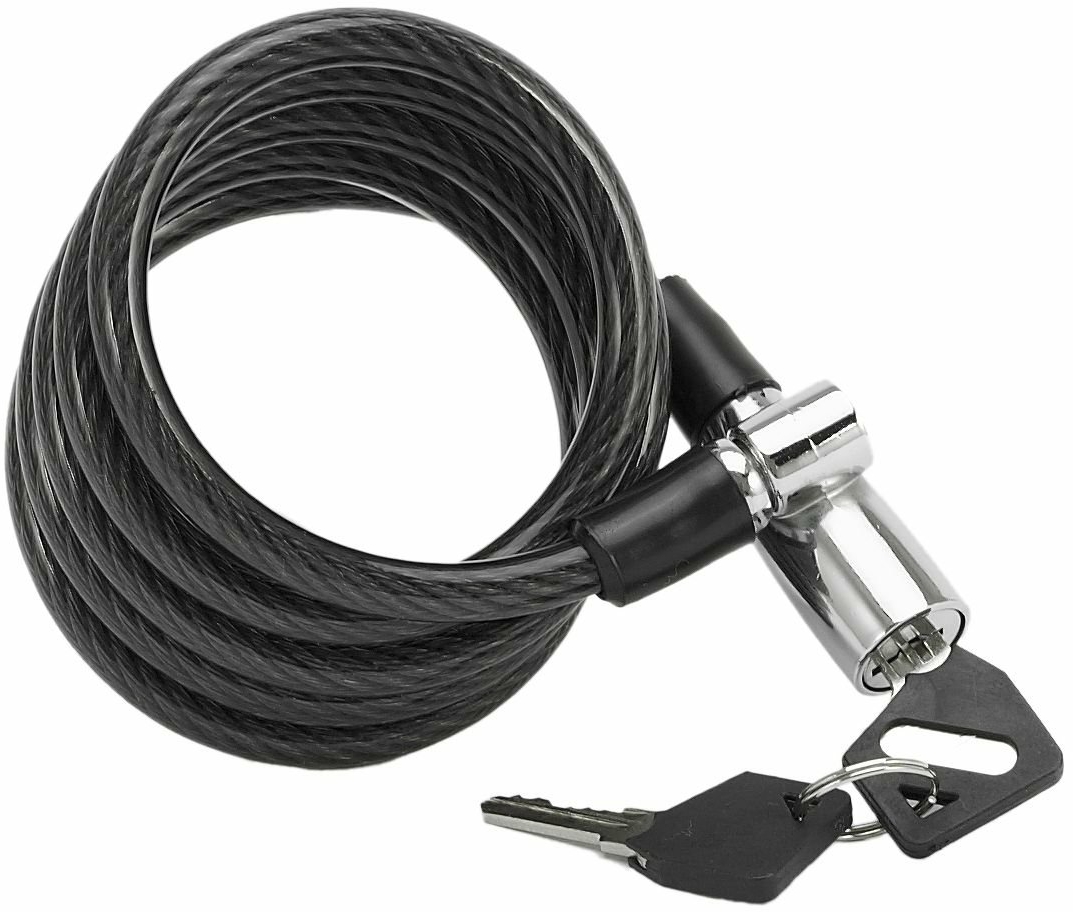 Fuxon spiral cable lock 8x1200 mm without holder spiral cable 8x1200 mm without holder