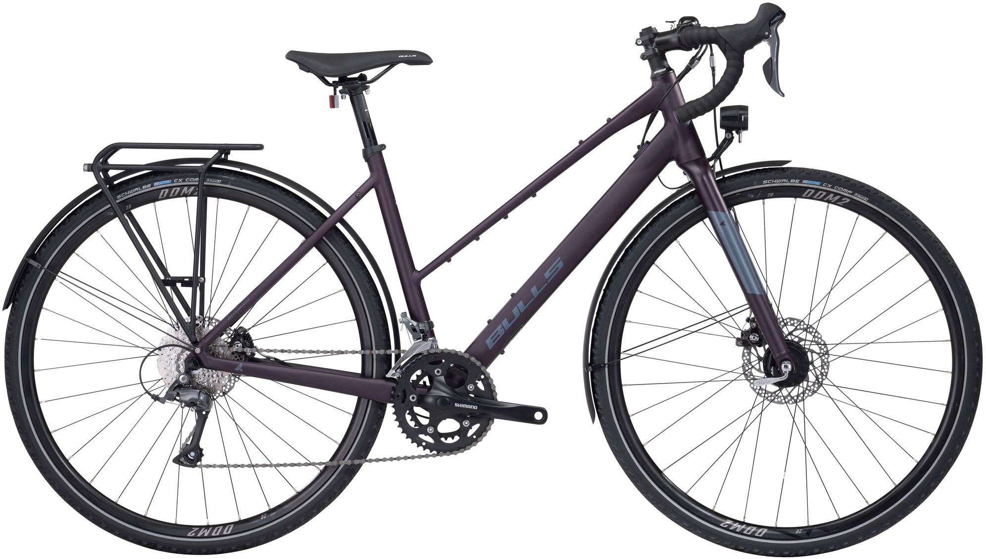 BULLS Daily Grinder 1, deragliatore a 16 velocità, bici da donna, trapezio, modello 2024, 28 pollici