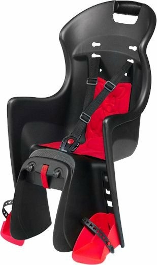 Seggiolino posteriore Polisport Boodie CFS nero/rosso