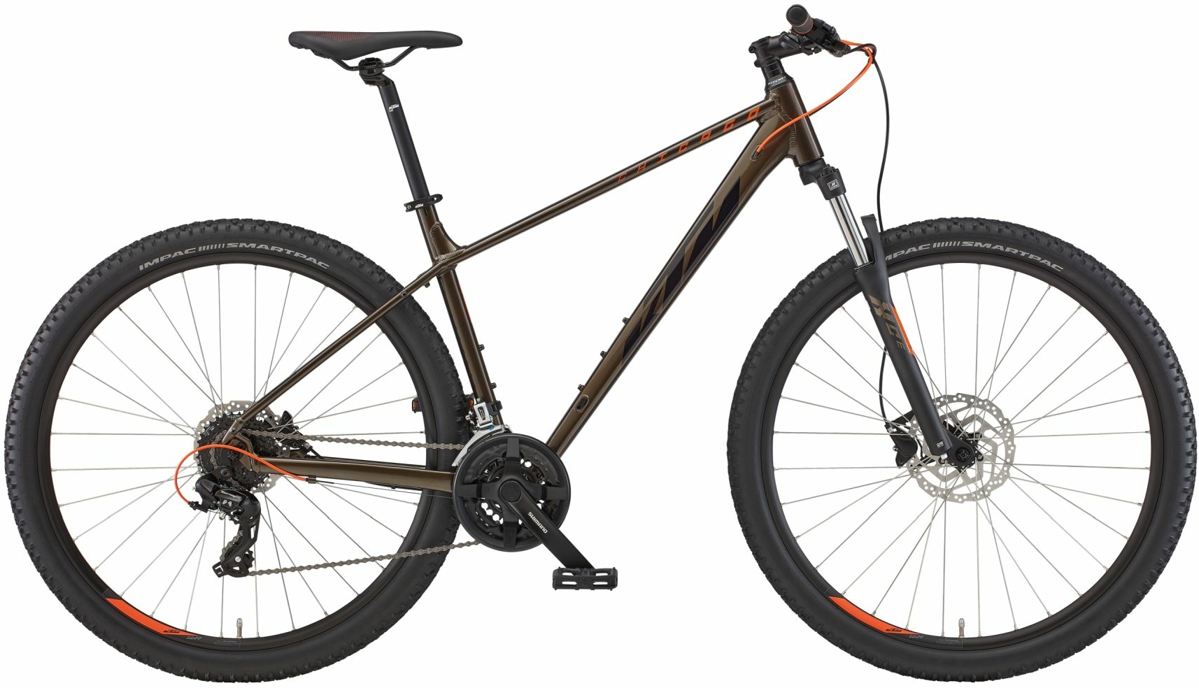 KTM CHICAGO 292, catena 24 velocità, bici da uomo, diamante, modello 2022/2023, 29 pollici