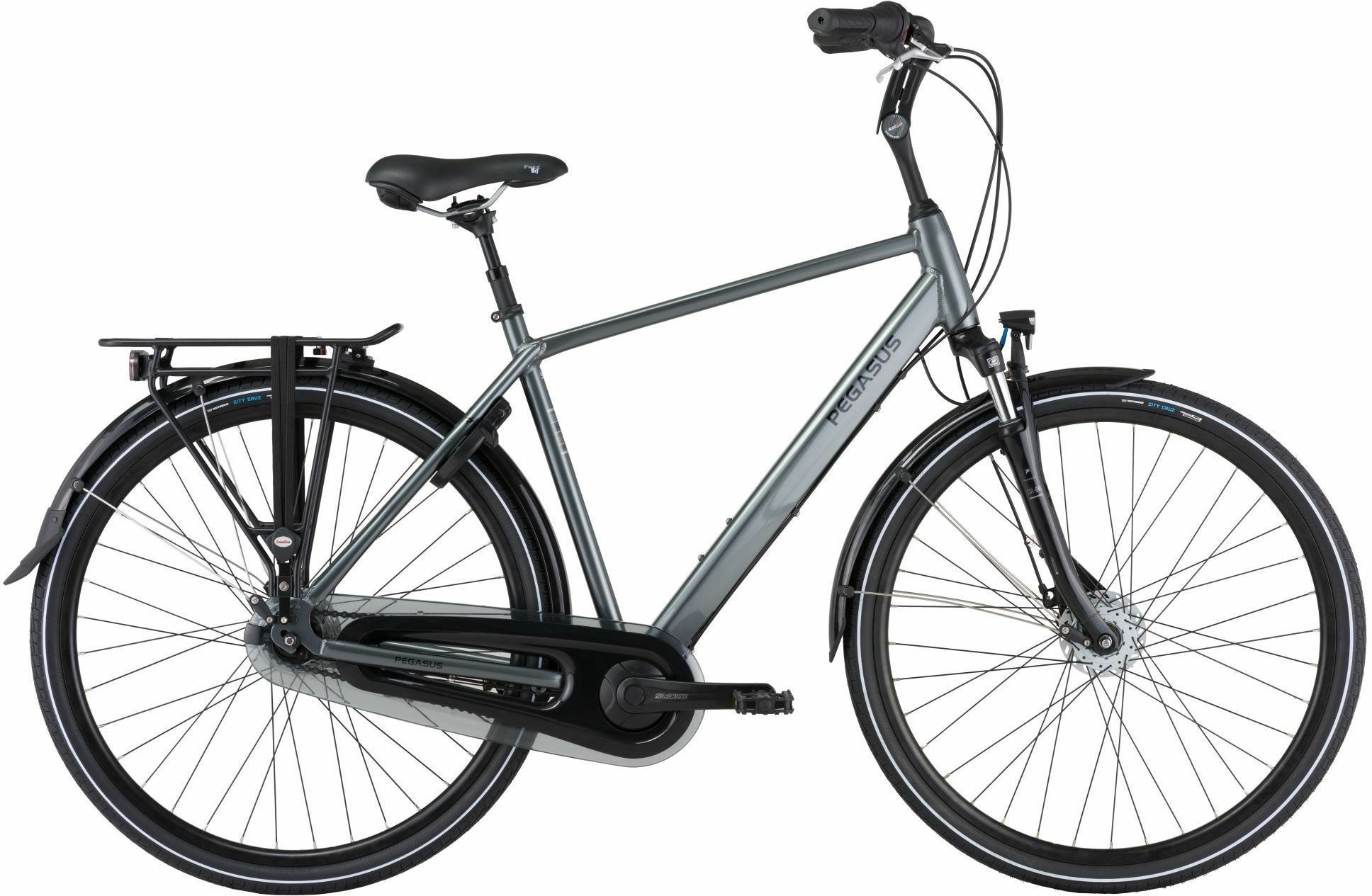 Pegasus Salerno 7 NL, cambio al mozzo a 7 marce, bici da uomo, diamante, modello 2021, 28 pollici