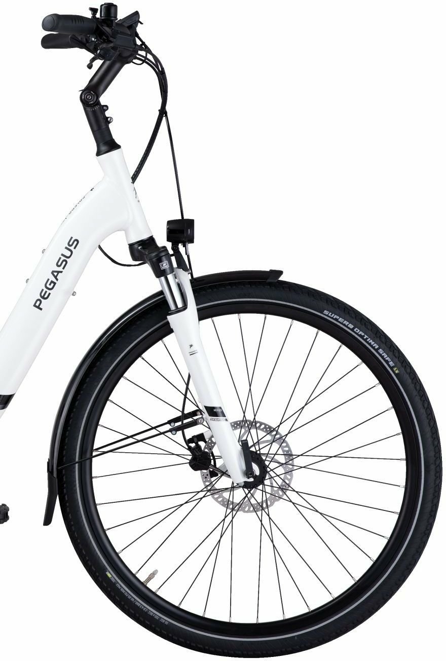Pegasus Solero E9 Lite (500 Wh), cambio a 9 marce, bici da donna, Wave, modello 2021, 28 pollici