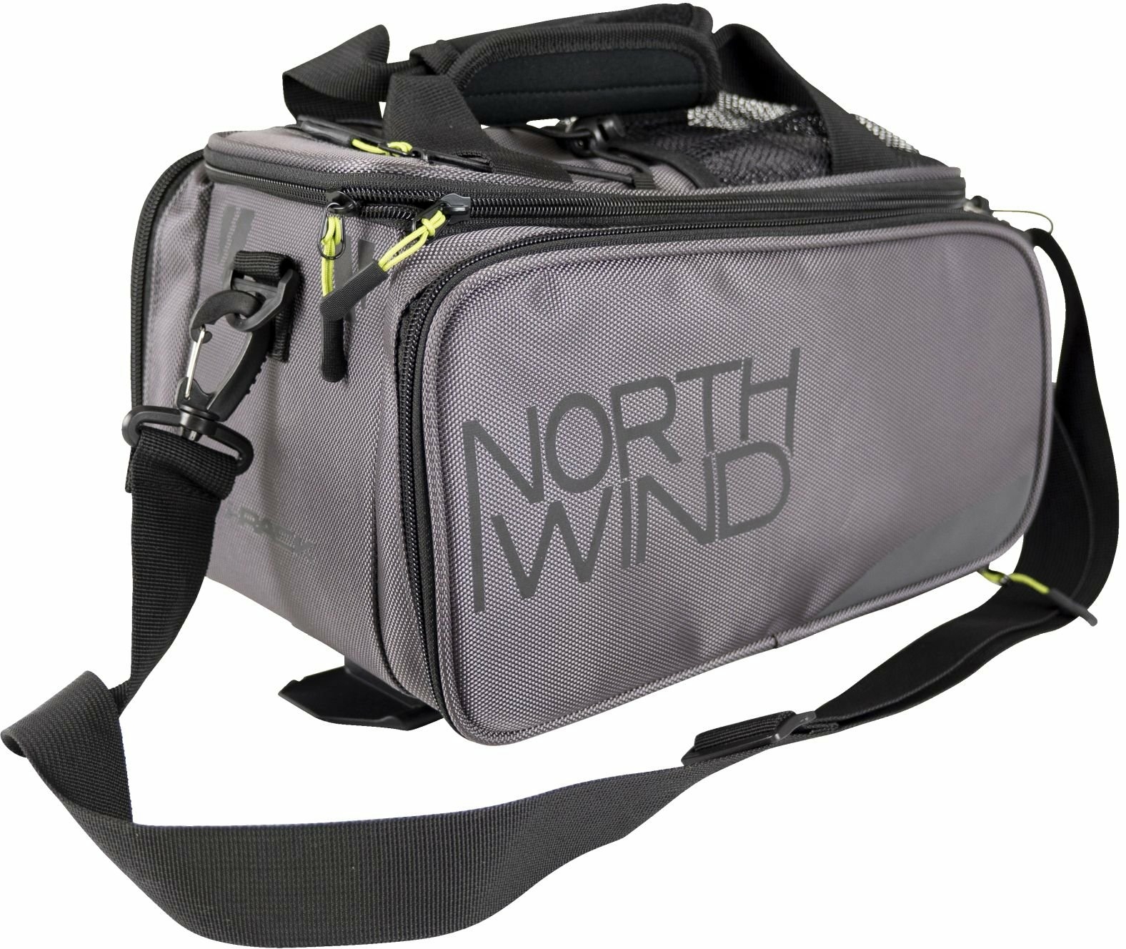 Northwind pannier bag Smartbag Touring i-Rack II (gray / lime)