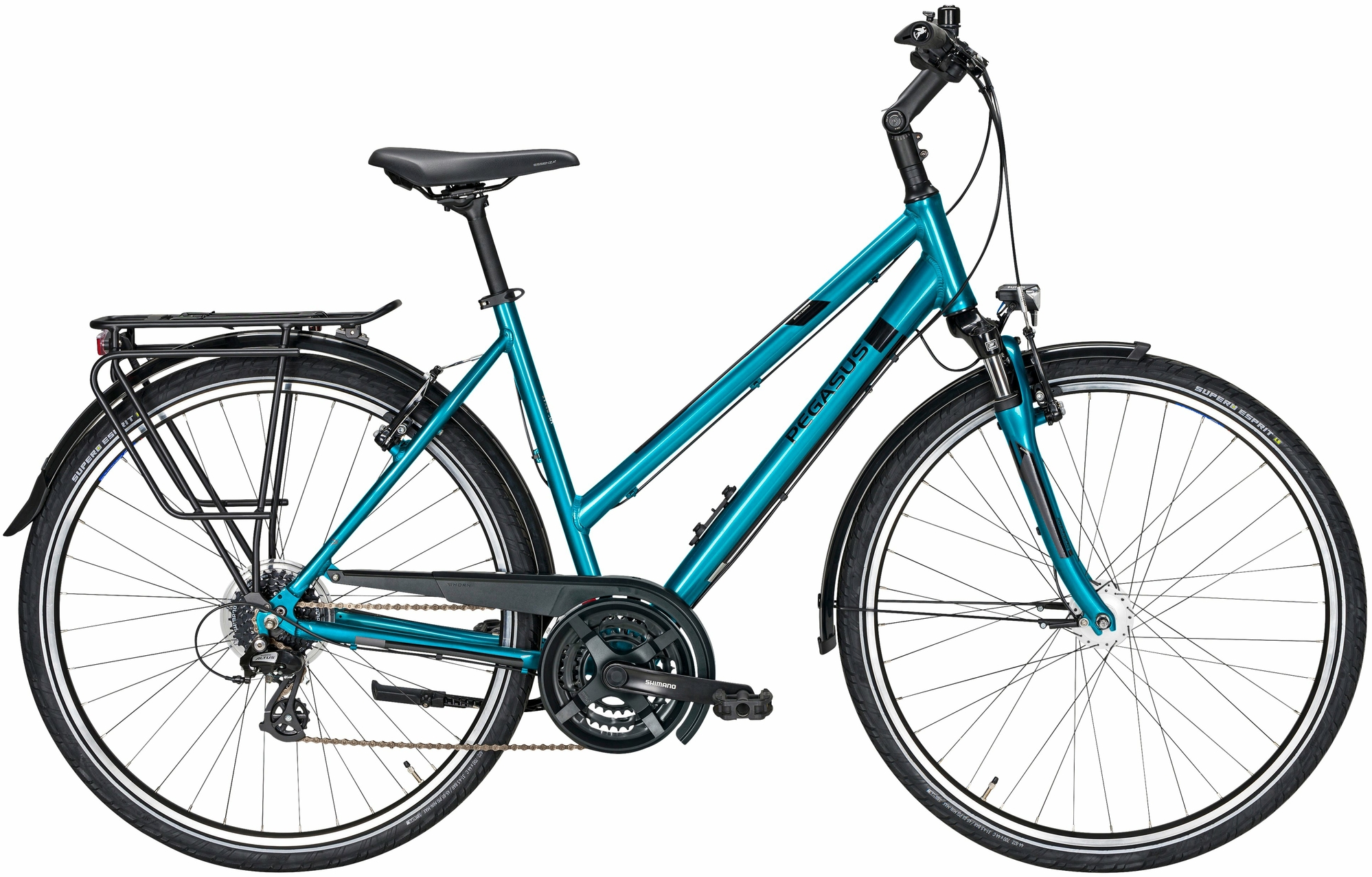 Pegasus Savona SL, 24-speed derailleur, women's bike, trapeze, model 2021, 28 inches