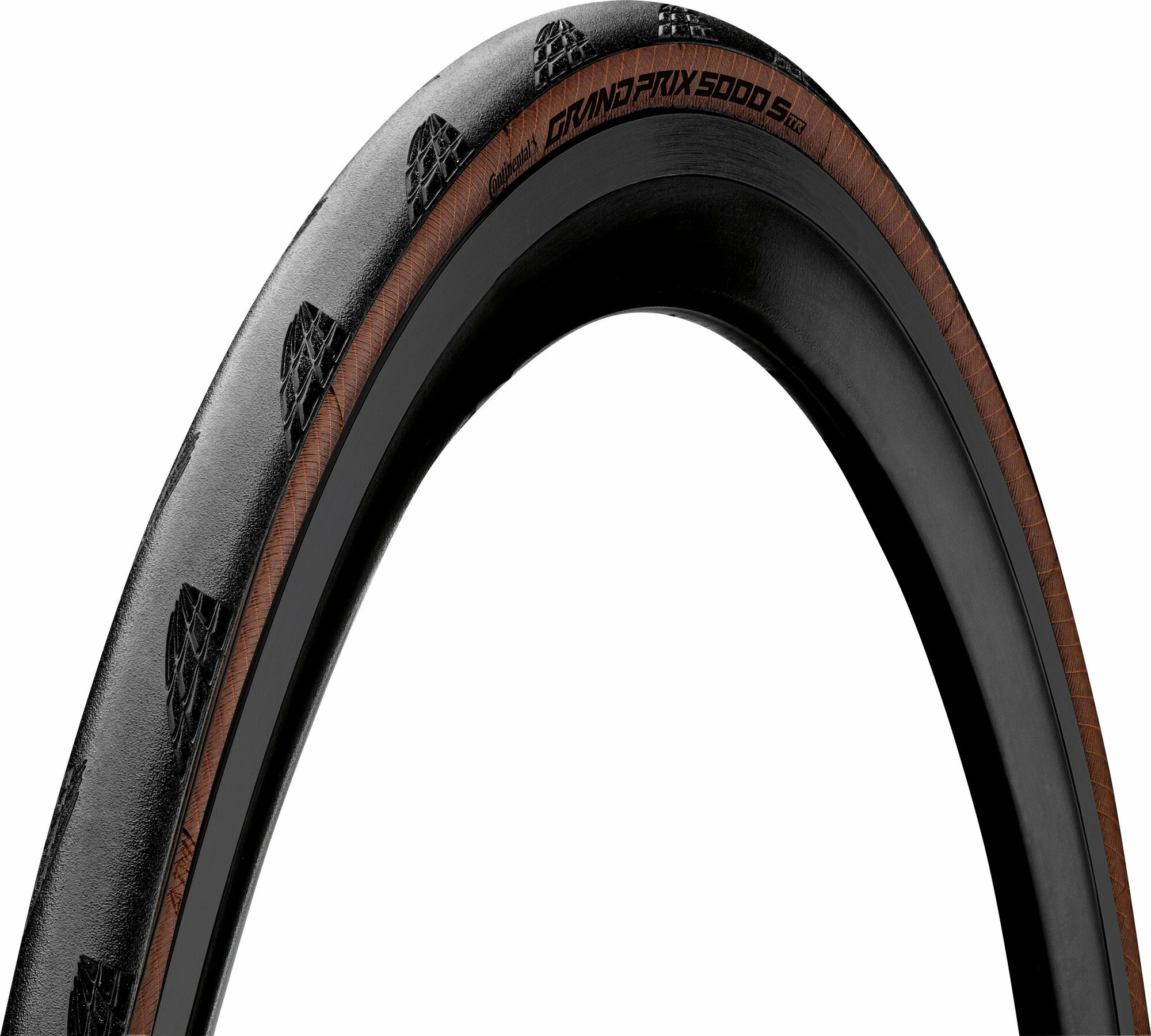 Image of Continental Black Chili Compound - VectranBreaker - pneumatico pieghevole, 28 pollici Grand Prix 5000s TR (32-622) nero / trasparente
