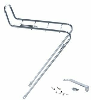 Gazelle front carrier Van Stael (silver grey)