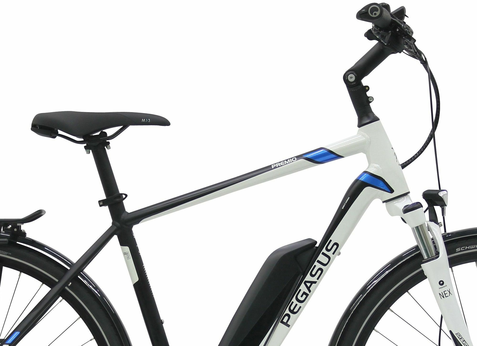 Pegasus Premio E10 Sport (500 Wh), cambio a 10 rapporti, bici da uomo, trekking, modello 2018, 28 pollici